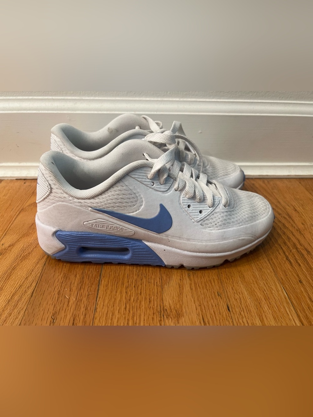 Nike Air Max 90 G Golf Shoes - White/Royal Pulse